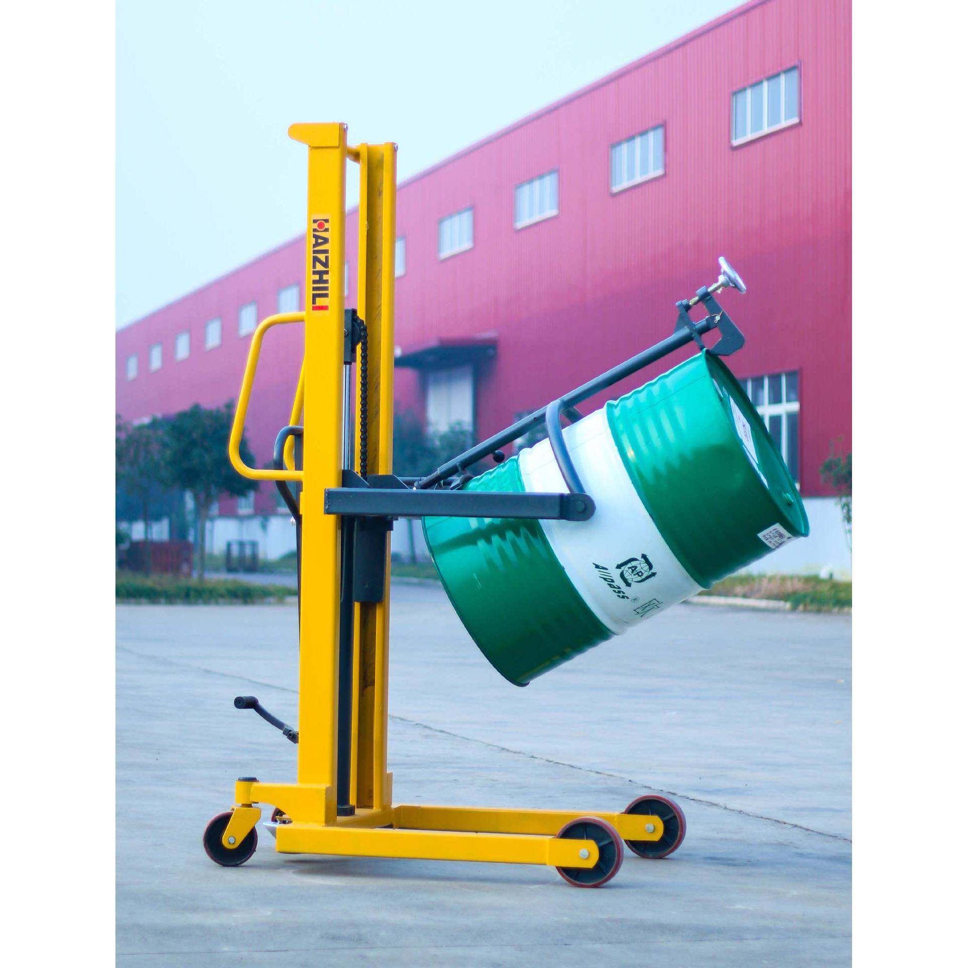 手动油桶倾倒车300G油桶夹卸货车铁桶胶桶翻转倒油,五金/工具,工具车/便携工具推车/平板工具车,淘宝优惠券,粉丝福利购,淘宝优惠卷