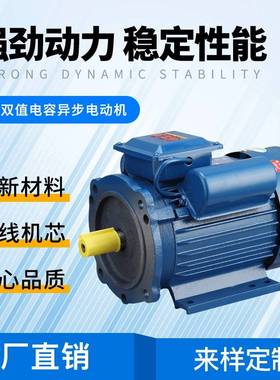 单相双值电容异步电动机YL90-1.1W-4B35/220V50HZ60HZ水泵电机