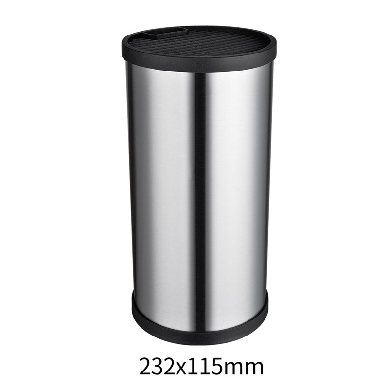 不锈钢刀具收纳架自由插刀座厨房厨刀收纳桶台面菜刀筒置物架