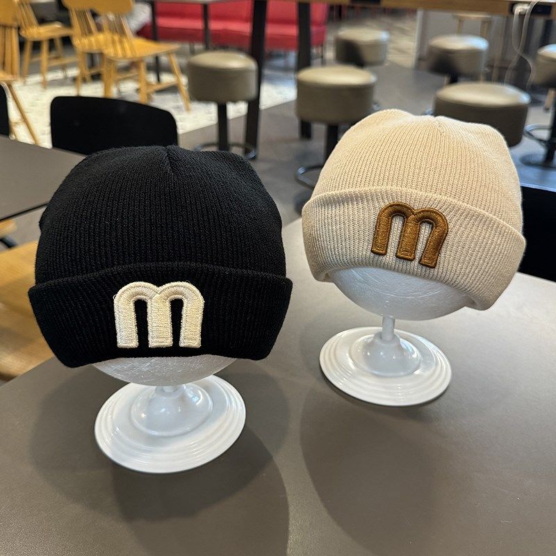 韩式字母儿童帽秋冬保暖加厚针织毛线帽男女婴儿护耳套头帽时髦,童装/婴儿装/亲子装,帽子,淘宝优惠券,粉丝福利购,淘宝优惠卷