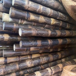 罗汉竹棍手工打磨实心竹棍武术棍健身棍登山棍耐用原料