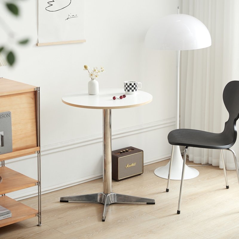 奶茶店餐桌椅组合现代工业风金属小吧桌咖啡厅餐厅户外不锈钢圆桌,住宅家具,不锈钢/PVC餐桌,淘宝优惠券,粉丝福利购,淘宝优惠卷