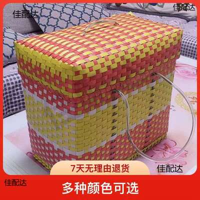 斗鸡用品 斗鸡提篮斗鸡提箱 斗鸡提笼 带盖提篮 大号提篮手工编织