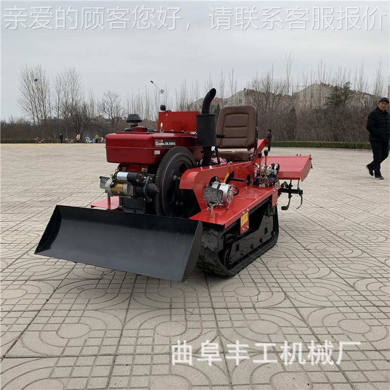 乘式履带微大耕机果 山地PTT园坐棚低矮型旋耕机 果园农用耕地拖