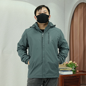 新款 轻薄夹棉外套男士 百搭简约舒适休闲户外防风保暖夹克2025冬季