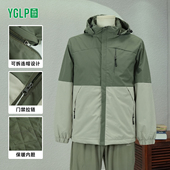 新款 夹棉外套男款 二棉棉服2025冬季 宽松休闲轻薄保暖防风连帽棉衣