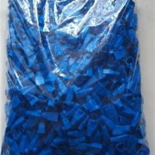 彩色水晶头e护套 蓝色 5类网线水晶头护套 1000个/包