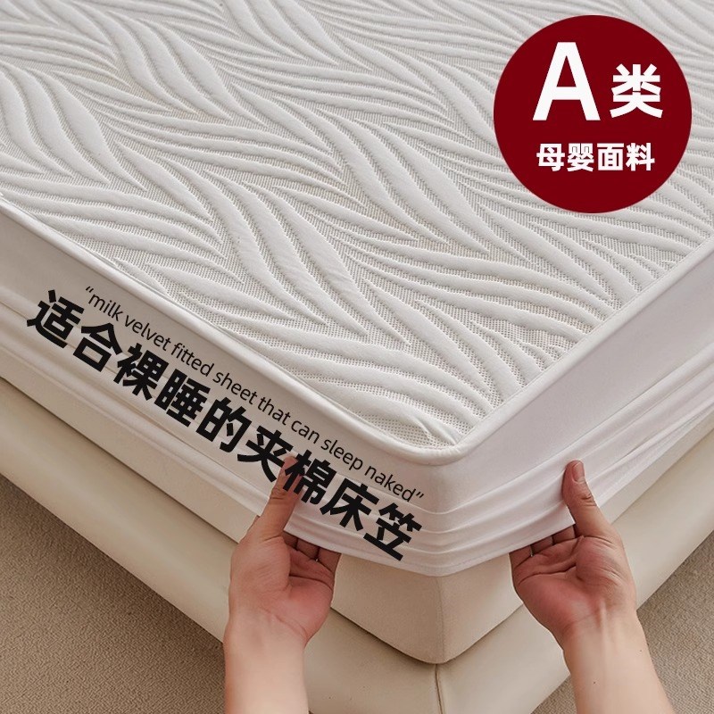 SAMS床笠2025新款四季通用床A罩单件席梦思床垫保护罩防尘床套夹