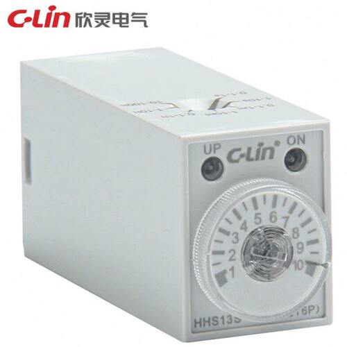 C-Lin欣灵工控时间继电器HHS13S/HHS13S-1/ST6P-2/-4/H3Y时间可调