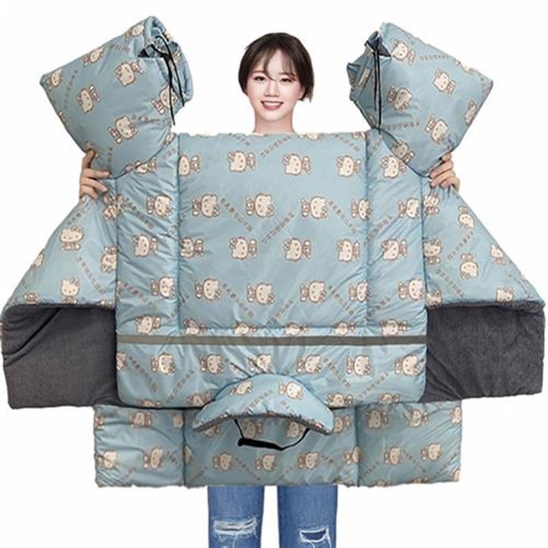 电动车挡风被冬新l款加绒加大加厚防水电动踏N板摩U托挡风罩电车