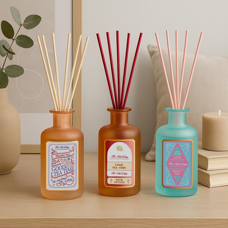 无火藤条香薰精油室内持久扩香挥发液客厅男房间女卧室淡香氛摆件