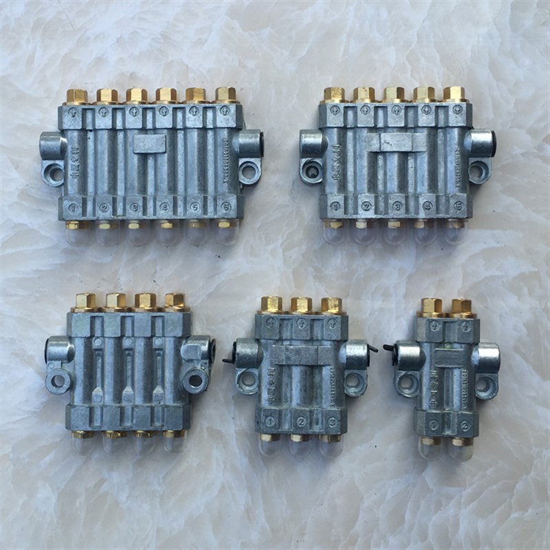 加压式 容积式定量 可调分油器 油路分配器 油排润滑 W2~6位管接