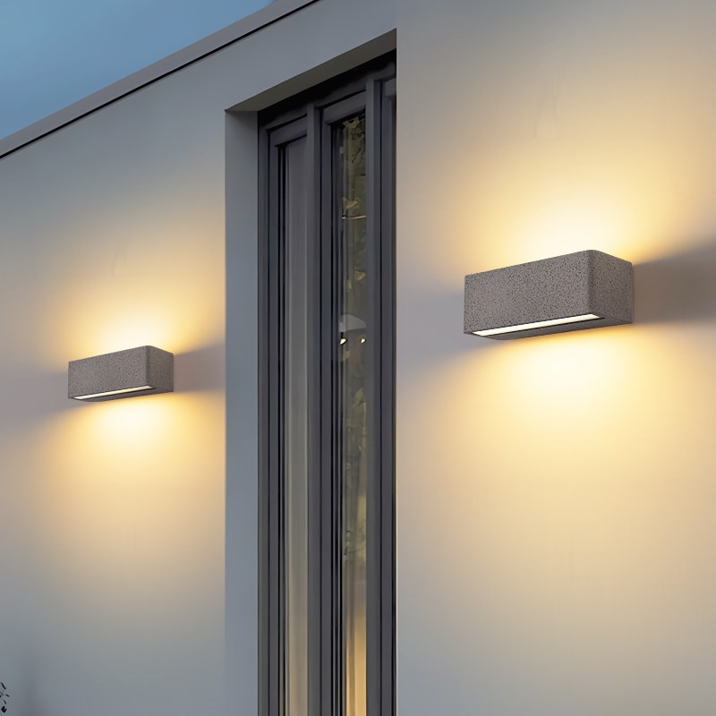 水泥户外防水壁灯别墅庭院露台酒店民宿店铺外N墙LOGO门头招牌灯