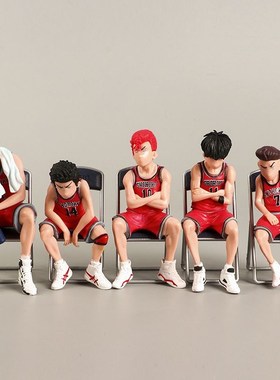 创意湘北五虎樱木花道桌面摆件玄关办公I室电视柜车载电竞房高级