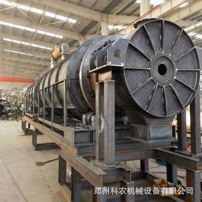 连续式高温热解炭化炉可碳化去除易拉罐表面油漆设备 熔铝炉