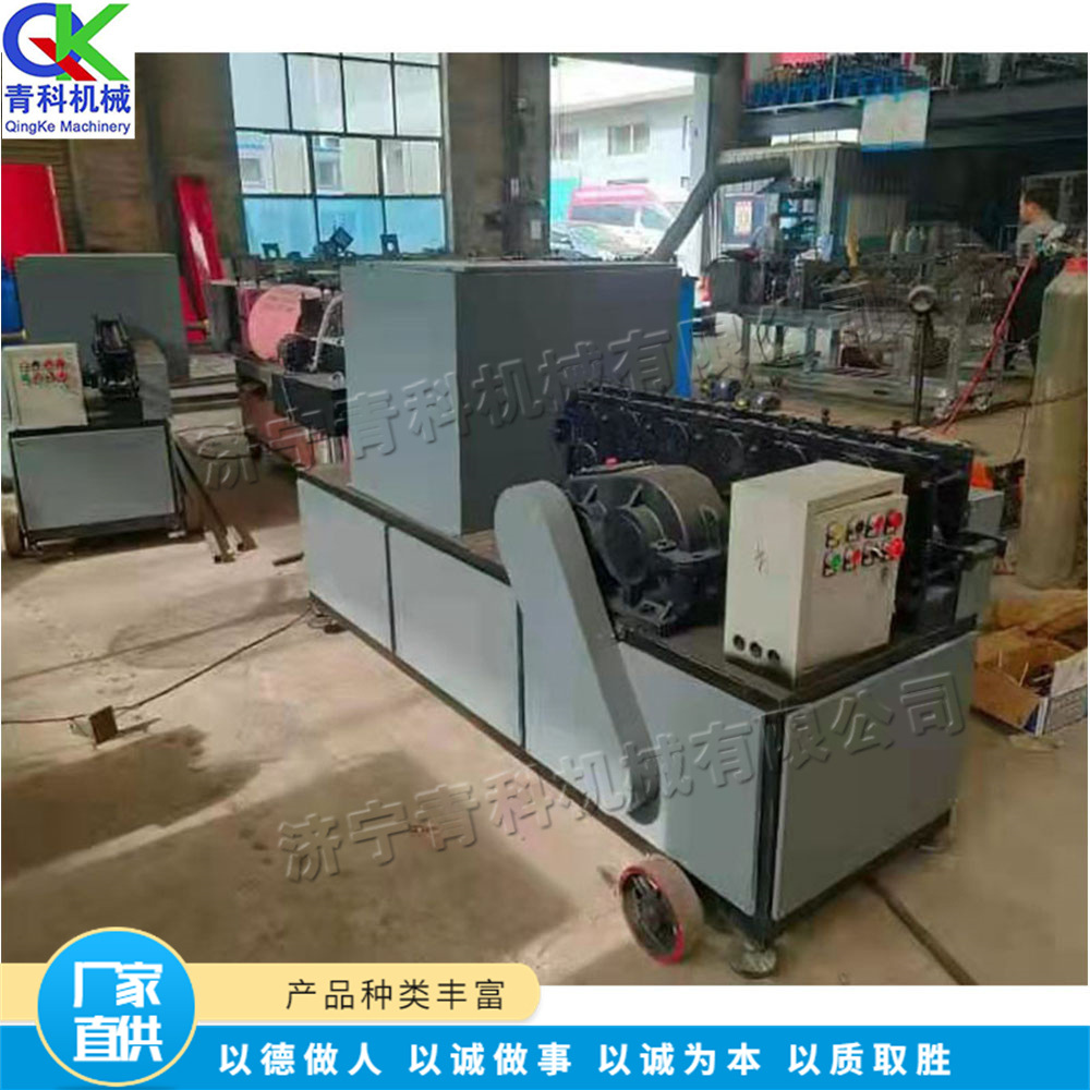 弯曲方管全自动校直抛光刷漆设备 矩形管调直除锈多功能一体机