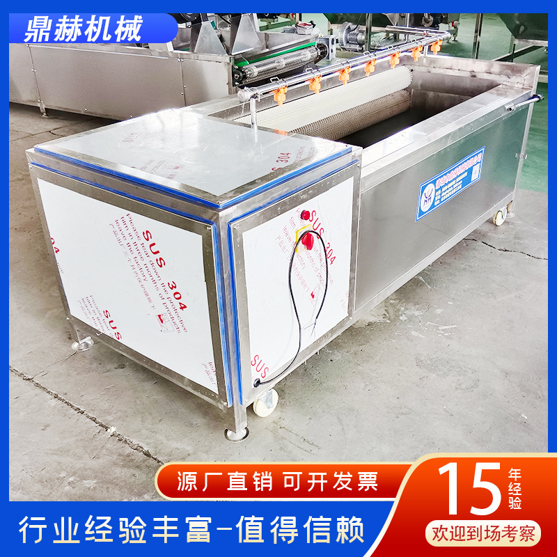 紫薯毛辊机 毛刷土豆去皮机 多功能果蔬毛辊去皮清洗机