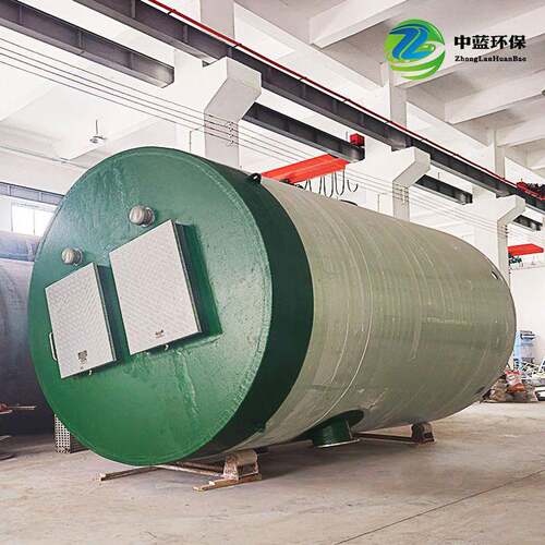 玻璃钢提升污水泵站 一体化提升泵站 城市抗洪排水泵站 无人值守
