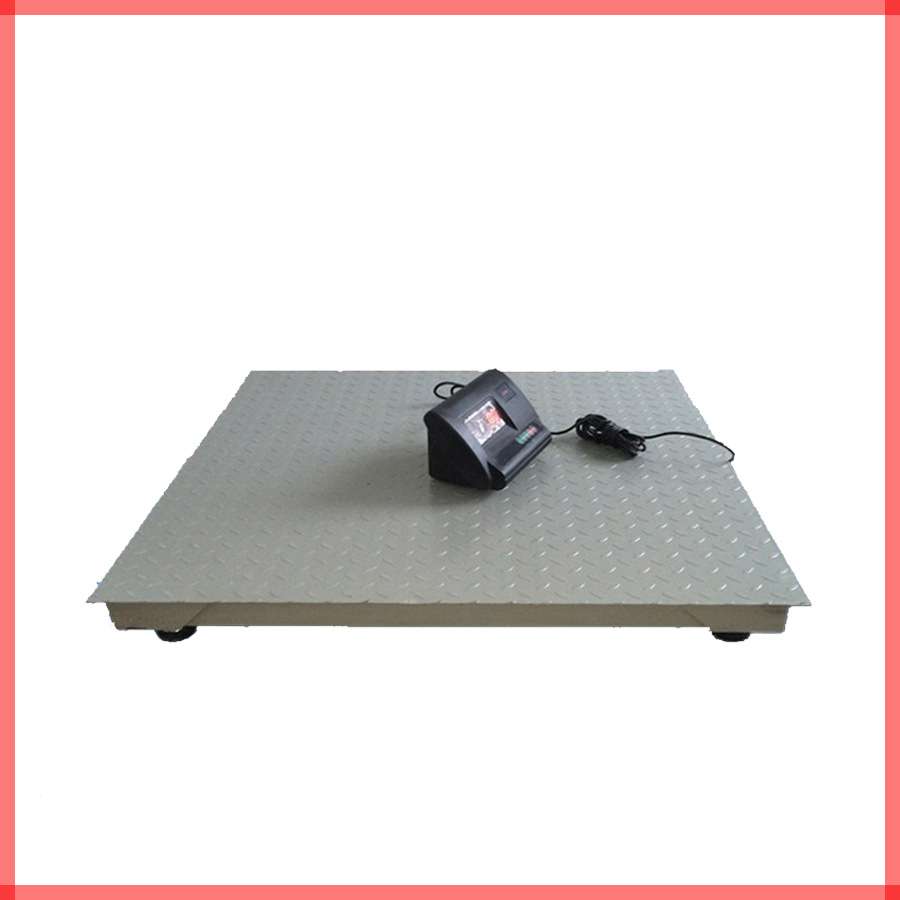 标准A12E电子地磅 尺寸1*1米称重2吨小型数显式平台地磅称
