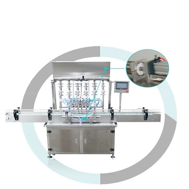 广州机械厂定制蕃茄酱料机油花生油洗衣多头全自动膏体灌装机