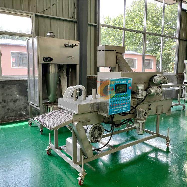 茄盒上粉设备sus304不锈钢全自动耦合隧道式上粉机,清洗/食品/商业设备,其他食品加工设备,淘宝优惠券,粉丝福利购,淘宝优惠卷