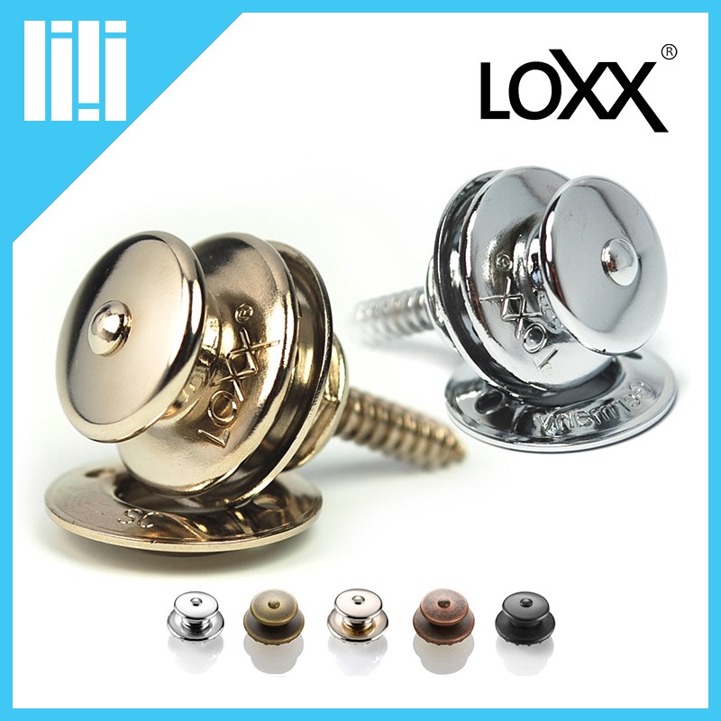 德国进口 LOXX 电吉他贝司 快拆安全自动锁扣金属背带Z扣钉 现货