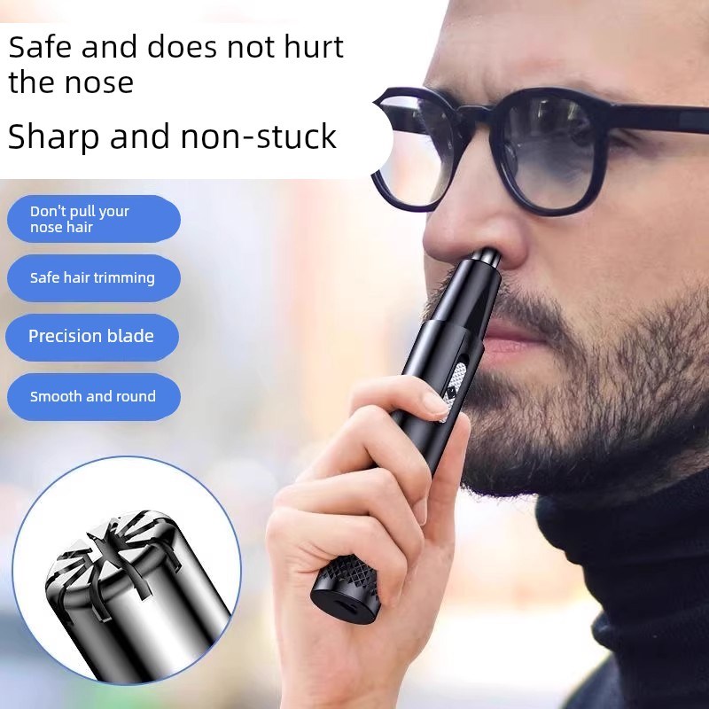 【德国原装】e双刃便携式鼻毛修剪器多功能水洗刮毛全自动送男朋