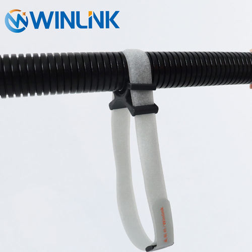 威联科WINLINK 浅灰色绑带波纹管支架协作机器人管线包软管魔术贴