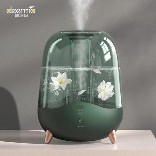 德尔玛加湿器 婴儿房空调房5L大容量DEM-F329卧室客厅空气加湿机