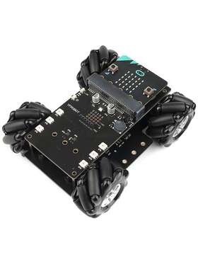 4WD麦克纳姆轮小车 omini全向轮移动 适用microbit makecode编程