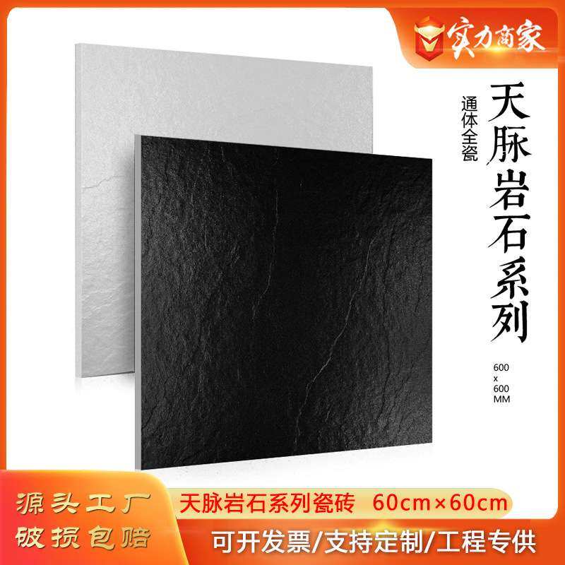 简约哑光灰色天脉岩通体仿古砖墙砖地砖厨卫餐厅阳台防滑板岩瓷砖