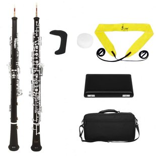 双簧管C调半自动镀银22键乌木双簧管oboe演奏级初学考级木管乐器