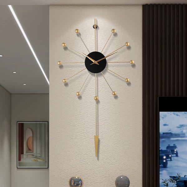 时钟挂钟客厅创意家用时尚现代简约装饰高级感免打孔大气网红钟表,家居饰品,挂钟,淘宝优惠券,粉丝福利购,淘宝优惠卷