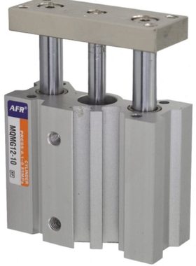 气动三轴三杆薄型带导向气缸MGQM12 16 20 25 32 40 -10 20 30 50