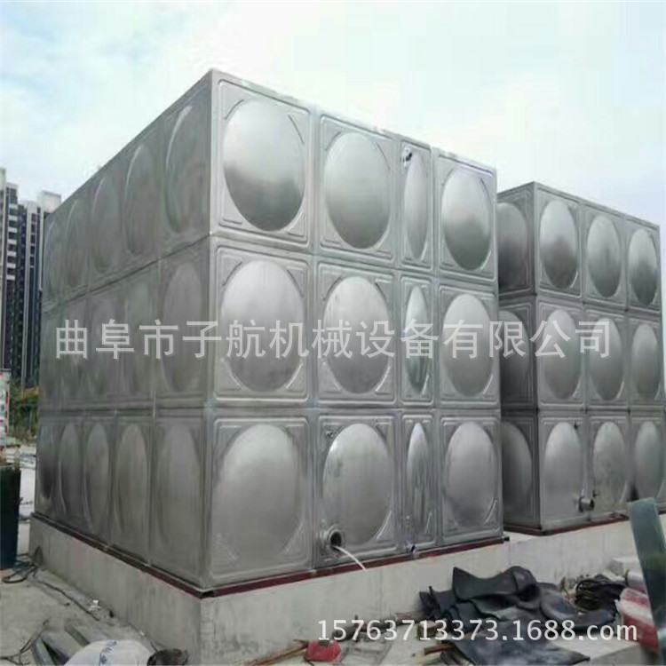 304不锈钢冲压板保温水箱 保温饮用水箱装配式方形不锈钢水箱