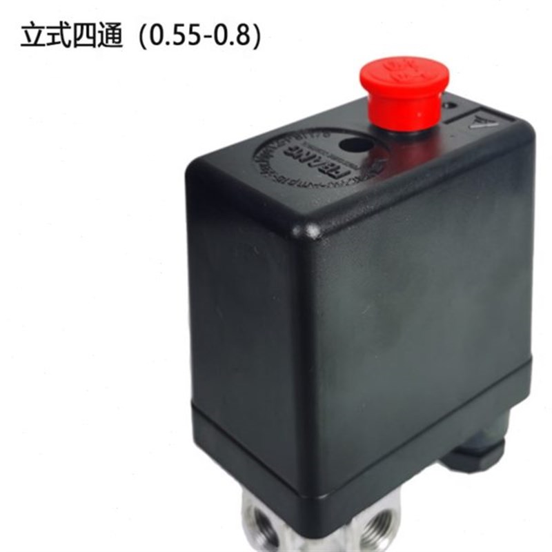 空压机 旋钮 通油气泵p8tM单压力开关0a公斤四通压力立式12无卧式