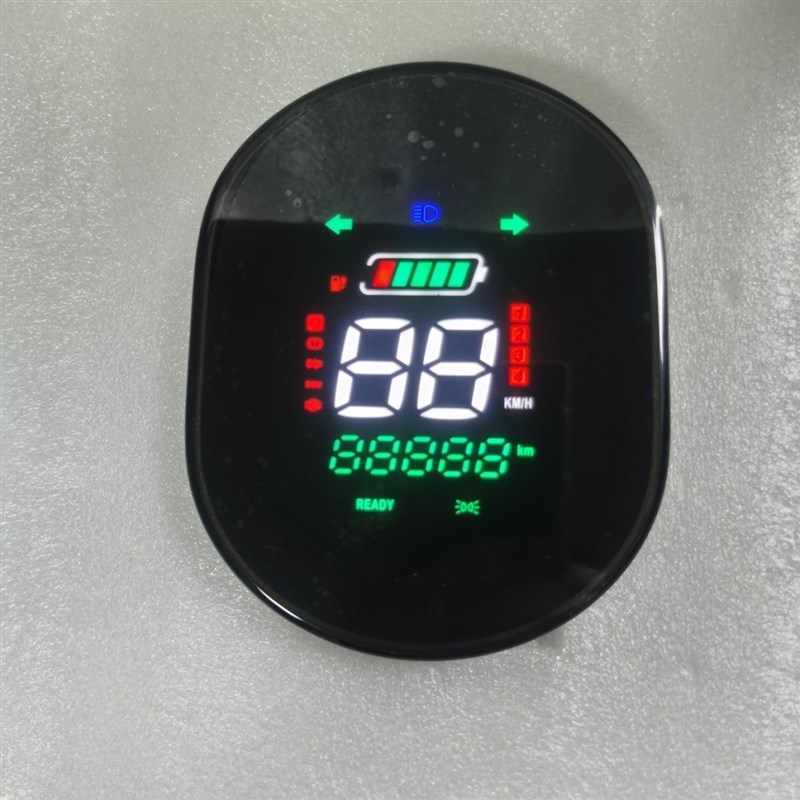 M9电动车仪表码表48v6x0v72v通用新蕾里程表改装显示屏