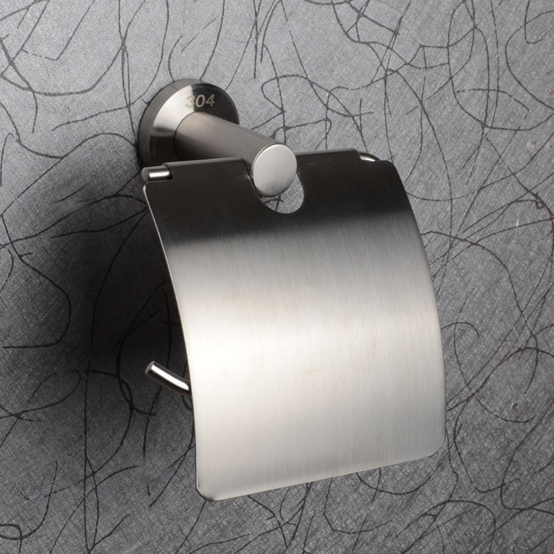卫生间纸巾架不锈钢304厕所卷纸架 免打孔N壁挂式浴室洗手间挂纸