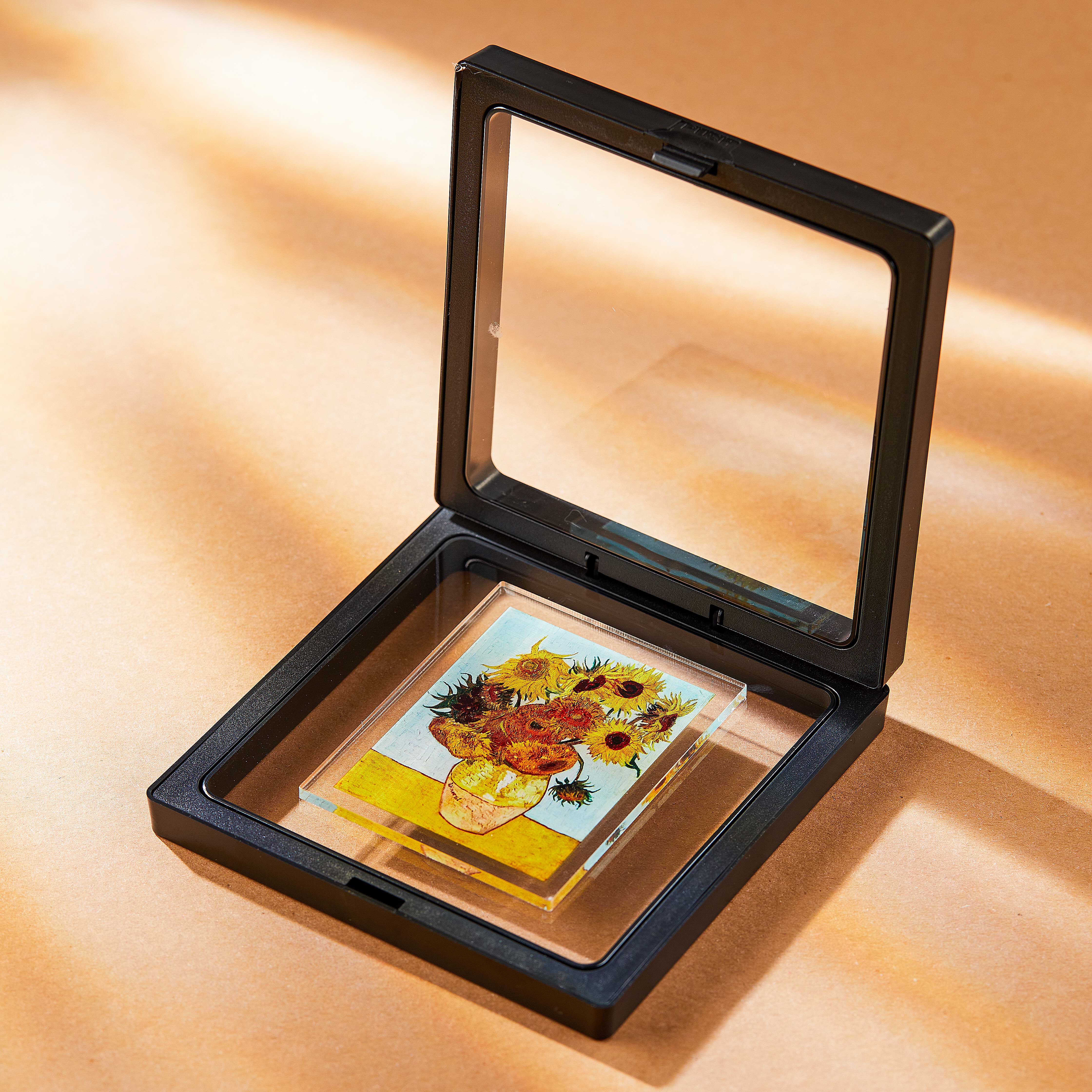 印象派梵高向日葵星空冰箱贴