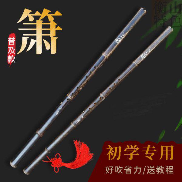 紫竹箫乐器初学短萧  南萧八孔反手洞箫f调g六吹箫入门洞萧