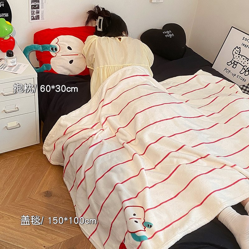 抱枕被子两用毯子二合一折叠沙发靠枕办公室O午睡小枕头汽车载加