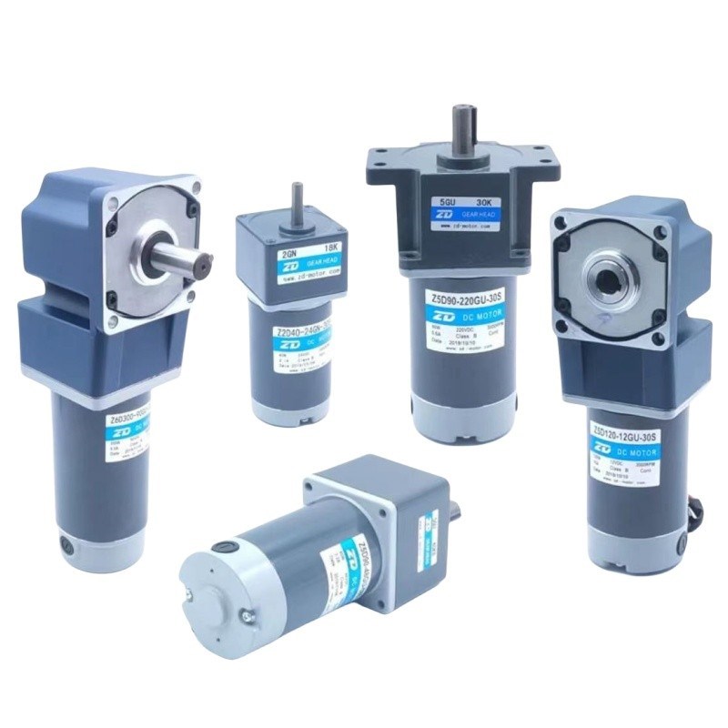 zd中大齿轮直流减速电机12v24vzv5d40-24gn-18s/5gn15k直流马达40