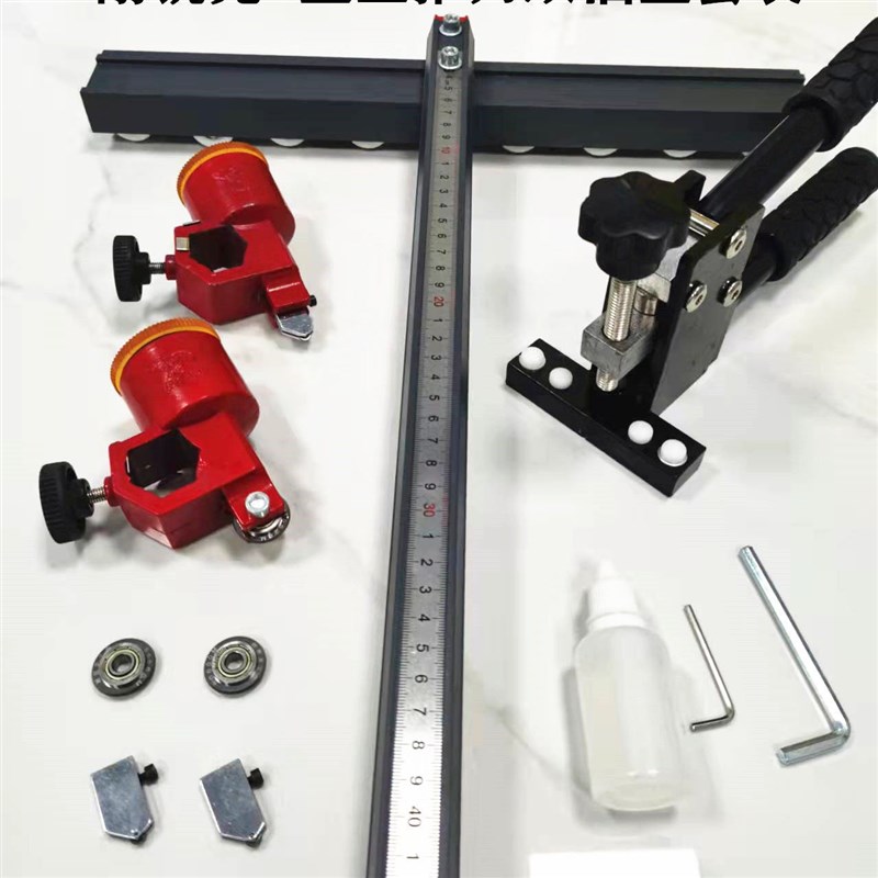 瓷砖推刀t型手动切割地板砖多功能开界器大刀轮O好瓷砖刀22mm其他