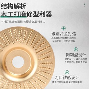 木材打磨片木头打磨抛光工具大全角磨机神器磨盘刺盘木板磨光砂轮