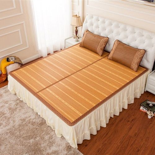 席子碳化竹凉席双面竹席可折叠u席子单双人宿舍1.2/1.5 1.8m床凉