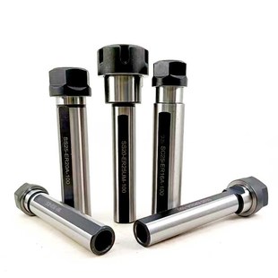 车床加长杆ER11ERm16ER20ER25ER32单扁位钻杆双扁位侧固式 延长杆