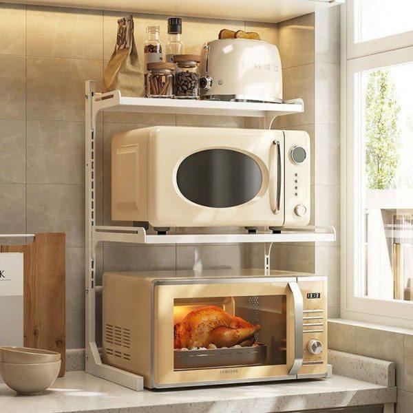 微波炉置物架多功能家用多层厨房台面烤箱支架可伸缩微波炉置物架,厨房/烹饪用具,微波炉置物架,淘宝优惠券,粉丝福利购,淘宝优惠卷