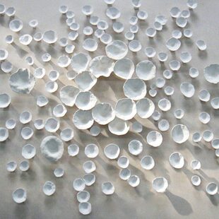 陶瓷墙面装 饰陶瓷蘑菇壁饰壁挂 创意个性 纯手工定制现代时尚