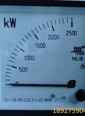 广东德庆电表厂DB德表 交流功率表96L1B-2500KW 4000/5A  4K/5A