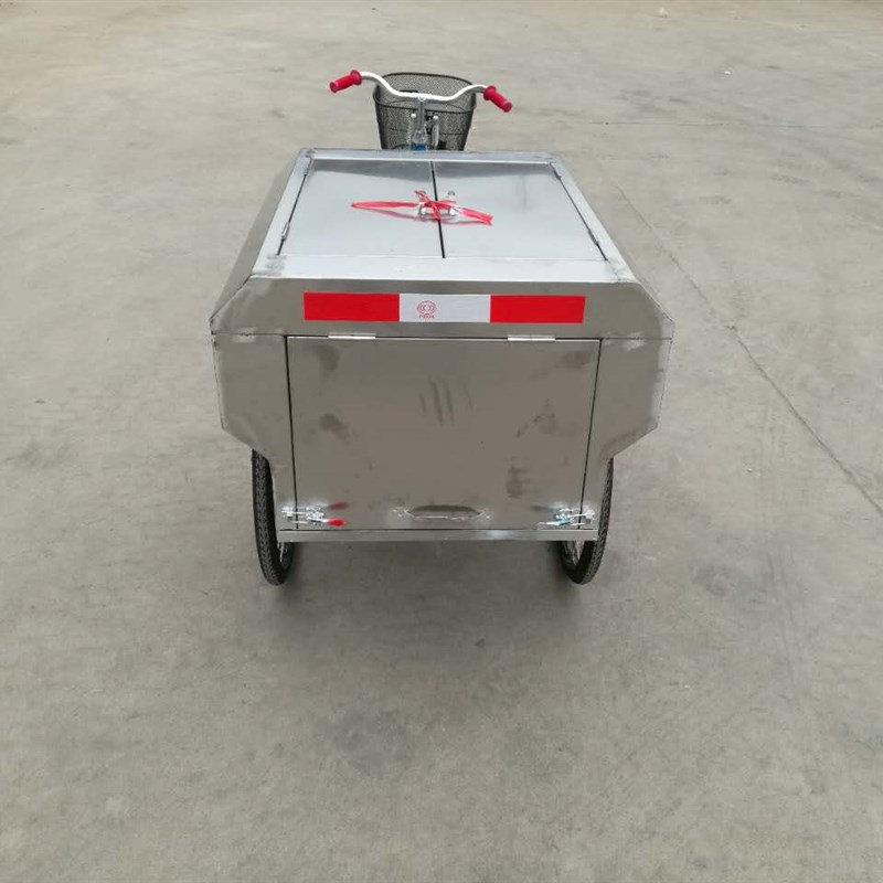 不锈钢人力三轮环卫车脚s蹬保洁车物业学校道路清扫小区垃圾清运